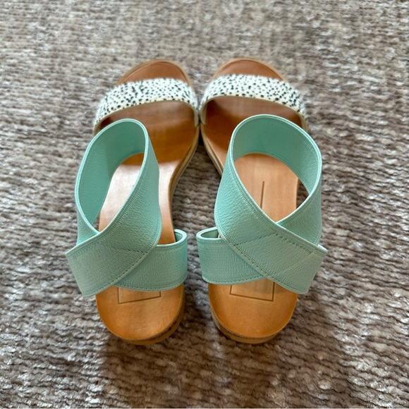 Dolce Vita Mint Multi Elastic Vivian Sandal - Picture 3 of 6
